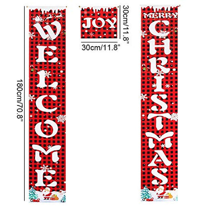 Christmas and New Year Banner for Home Decoration