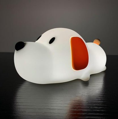 Silicone Cute Puppy Table Lamp