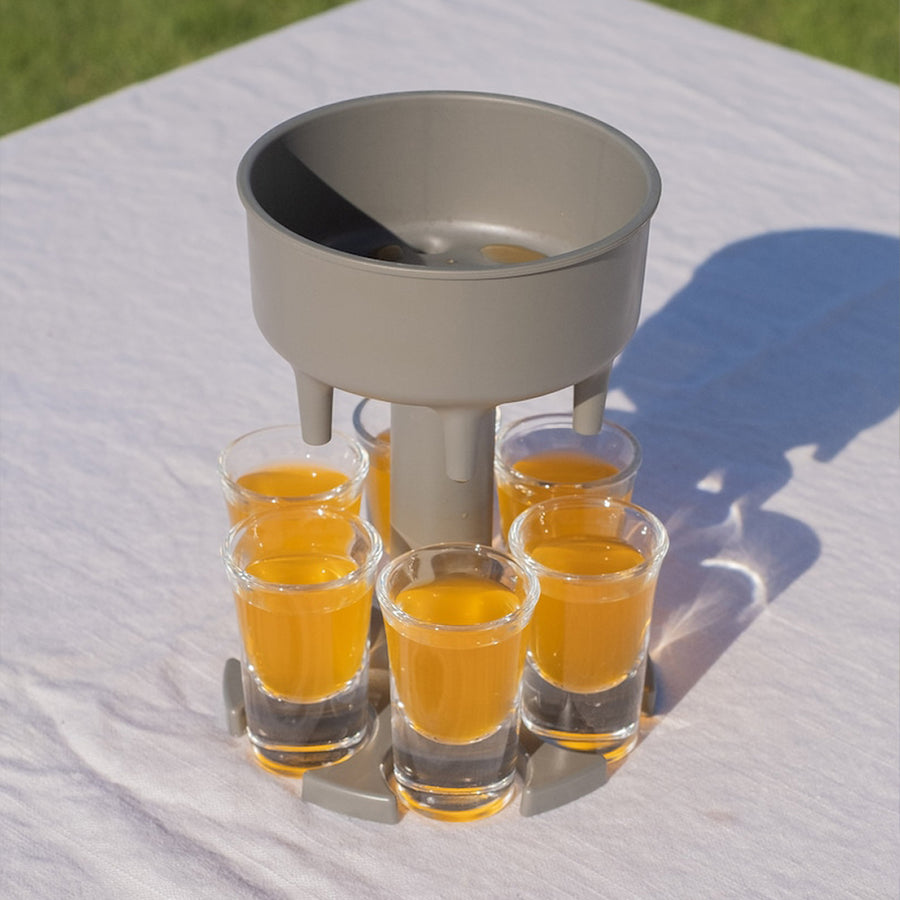 Shot Glass Dispenser and Holder (Set of 6)