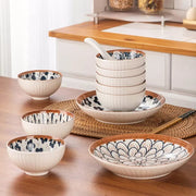 Japanese Ceramic Big Bowl Gift (Set Of 14)