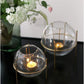 Glass Bowl T Candle Holder