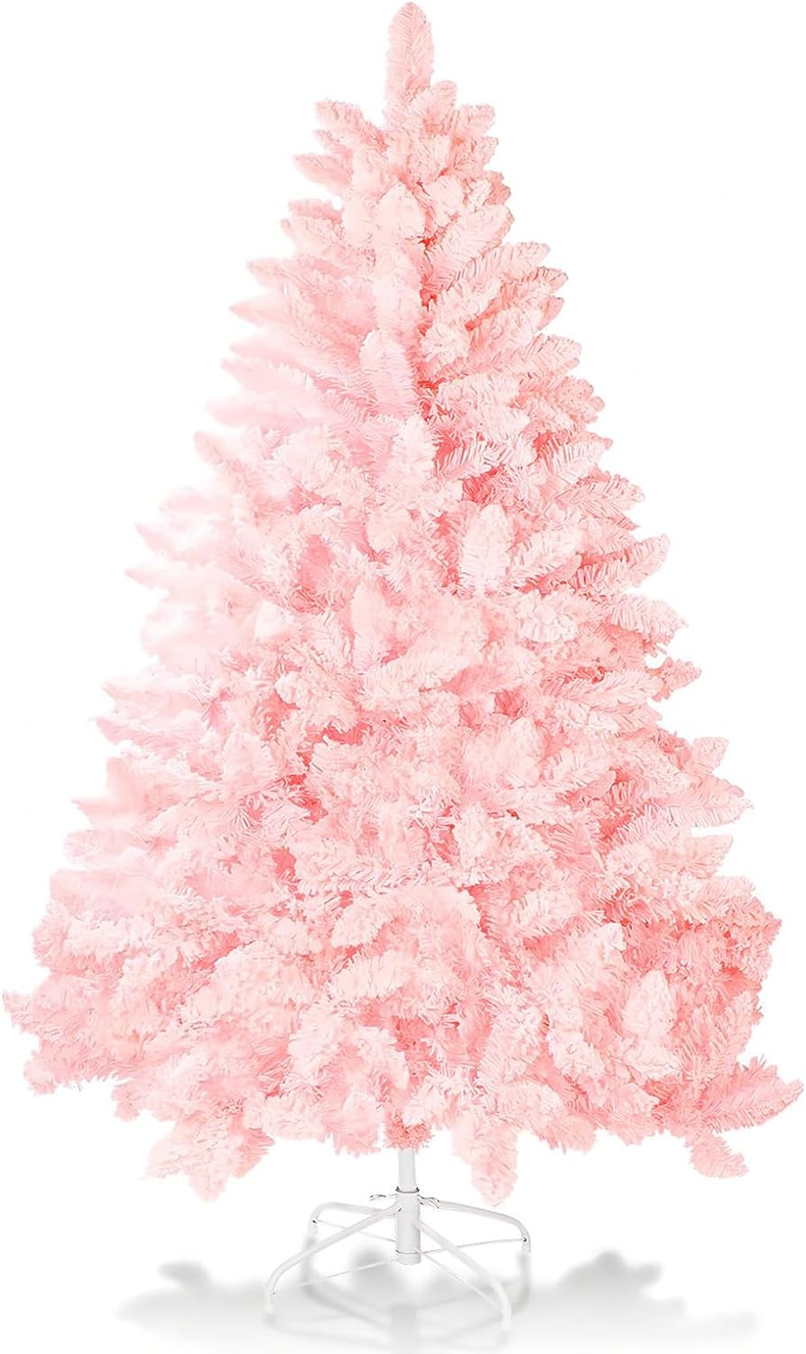 Candy floss Pink snow X'mas tree(approx 5ft)