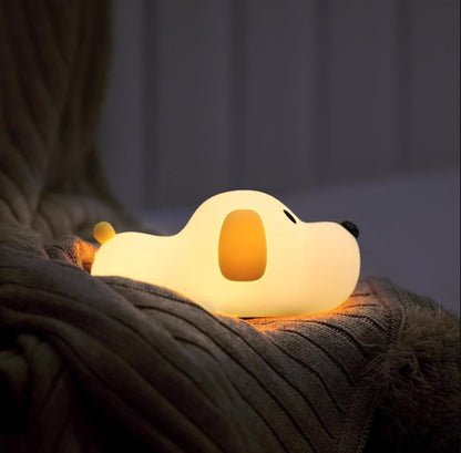 Silicone Cute Puppy Table Lamp