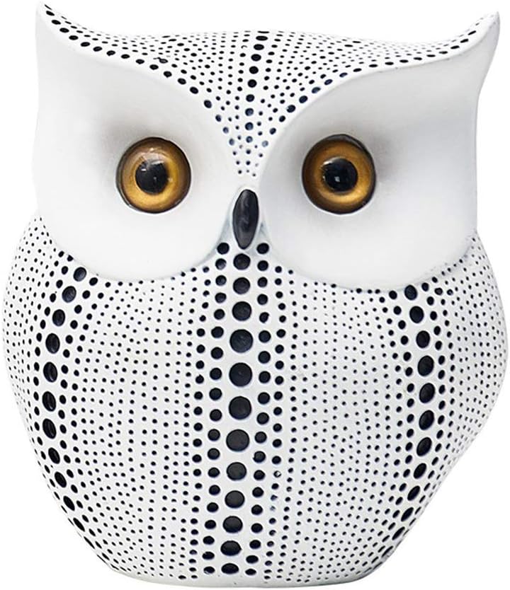 Minimalist Nordic Style Owl Resin Decor