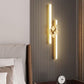 Modern minimalist living room bedroom bedside bedroom GOLDEN long LED acrylic Wall Lamp