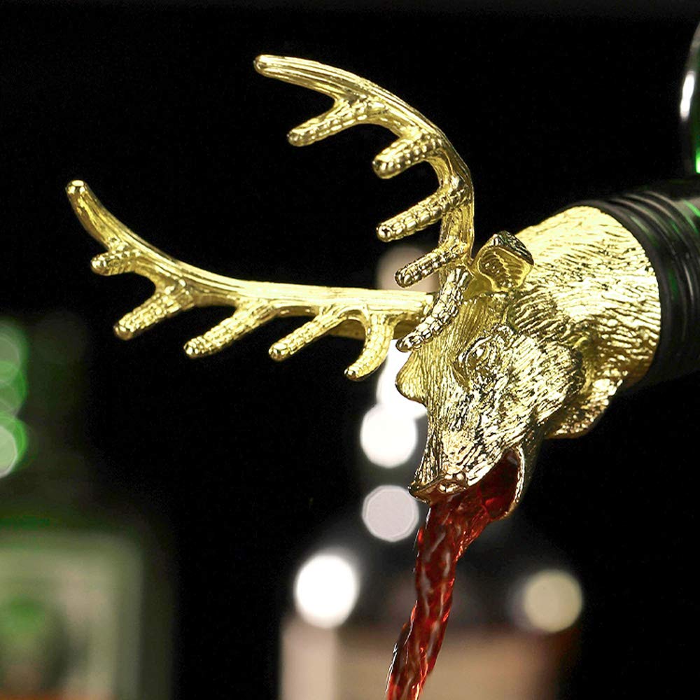 Deer Head Wine Pourer