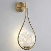 Retro fairy light Wall light with glass