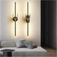 LED Black Deer Long Wall Light