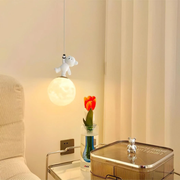 Pendant Kids Room Light with Glowing Light Cartoon Wall Light,