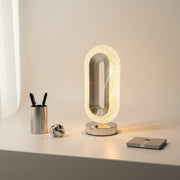 3-Color Rechargeable LED Decorative Table Lamp – Touch Control, Modern Sculptural Design