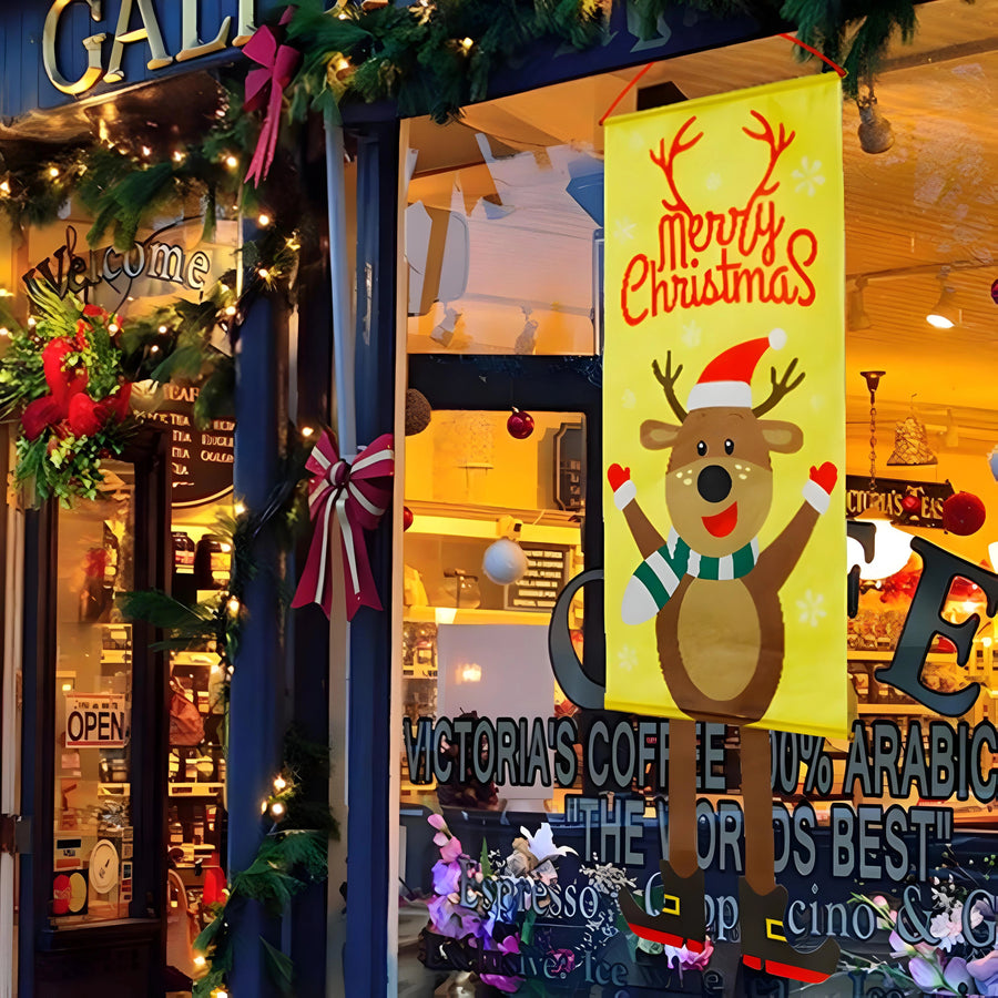 set of 3 christmas banner for decoration