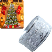 Christmas Ribbon LED Fairy Lights – Decorative Mesh Ribbon for Christmas Tree, Gifts & Home Décor