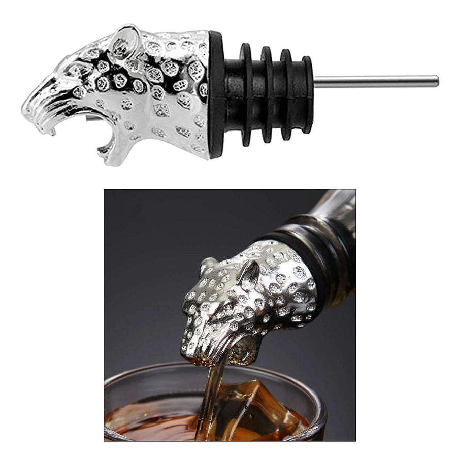 Stainless Steel leapard style Wine Pourer