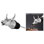 Stainless Steel Bull Face Wine Pourer