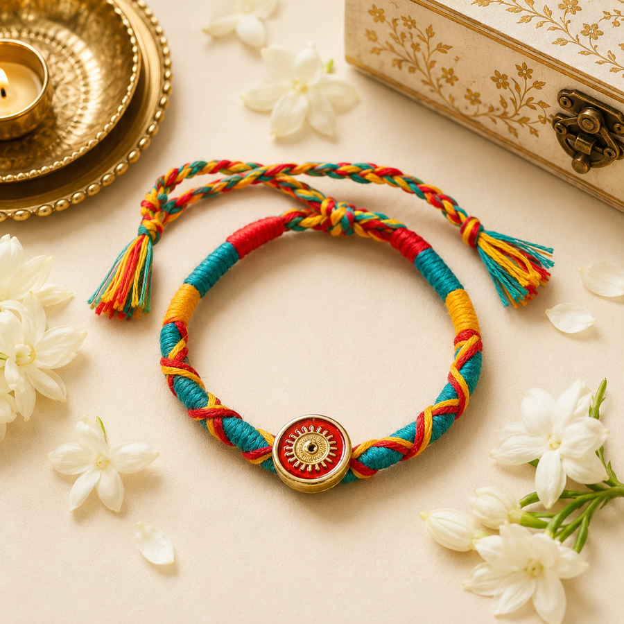 Festive Handmade Rakhi Bracelet