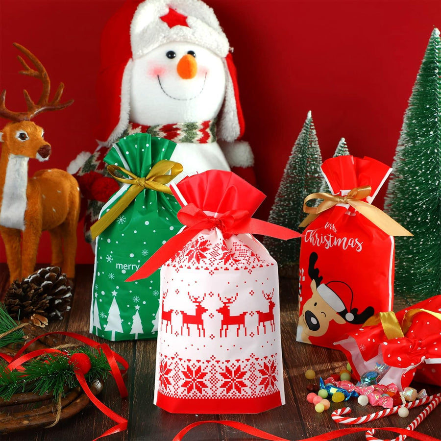 Christmas Candy Gift Cookie Bags