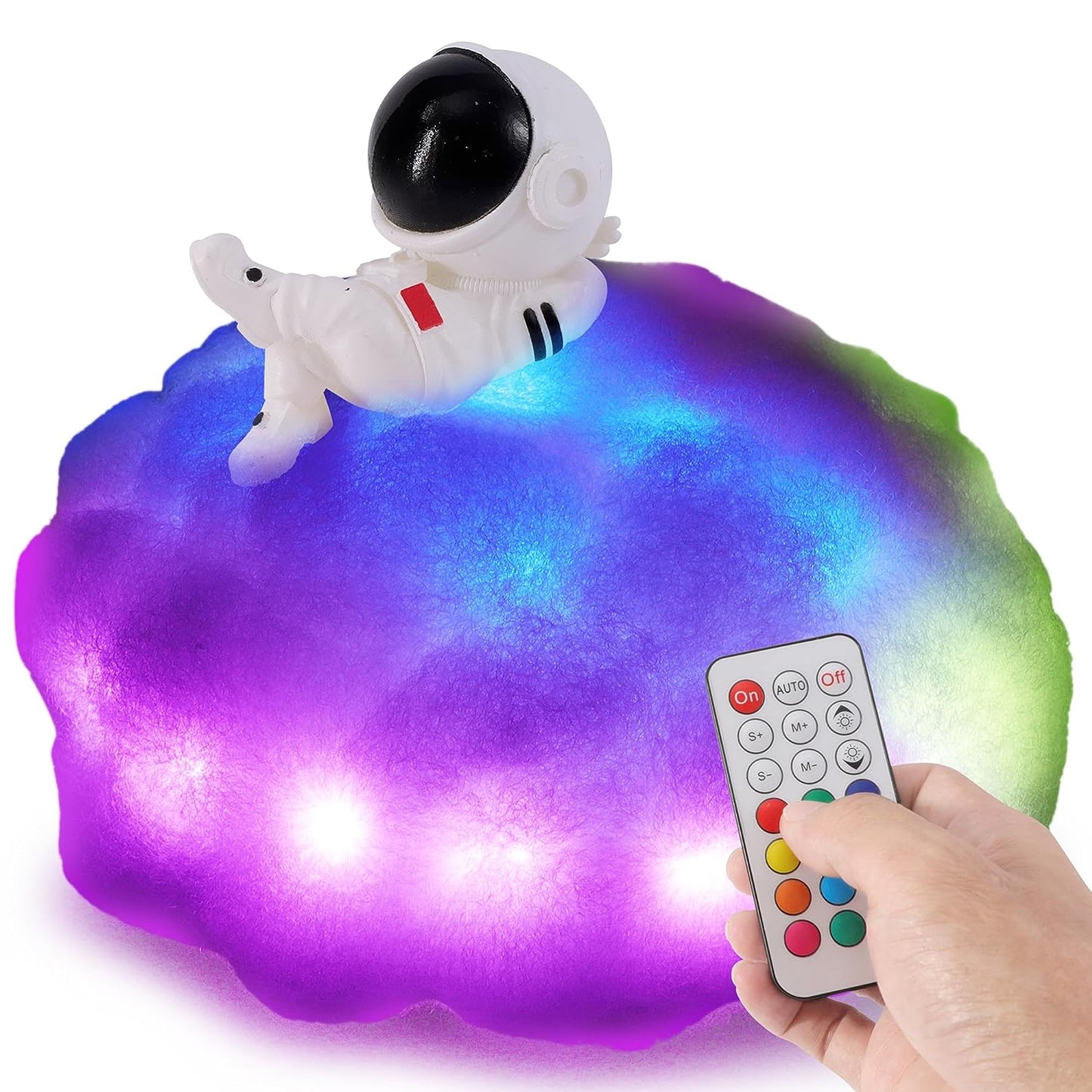 Cloud Astronaut Light Fluffy 12color Lamp 3D Light with remote