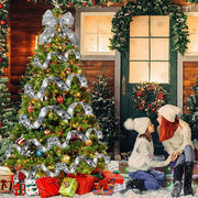 Christmas Ribbon LED Fairy Lights – Decorative Mesh Ribbon for Christmas Tree, Gifts & Home Décor