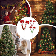 Elf Legs Christmas Picks – Set of 3 Mini Stuffed Legs for Tree Decoration