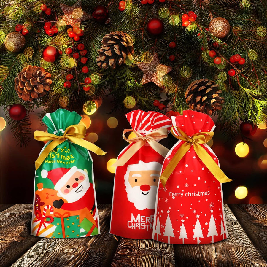 Christmas Candy Gift Cookie Bags