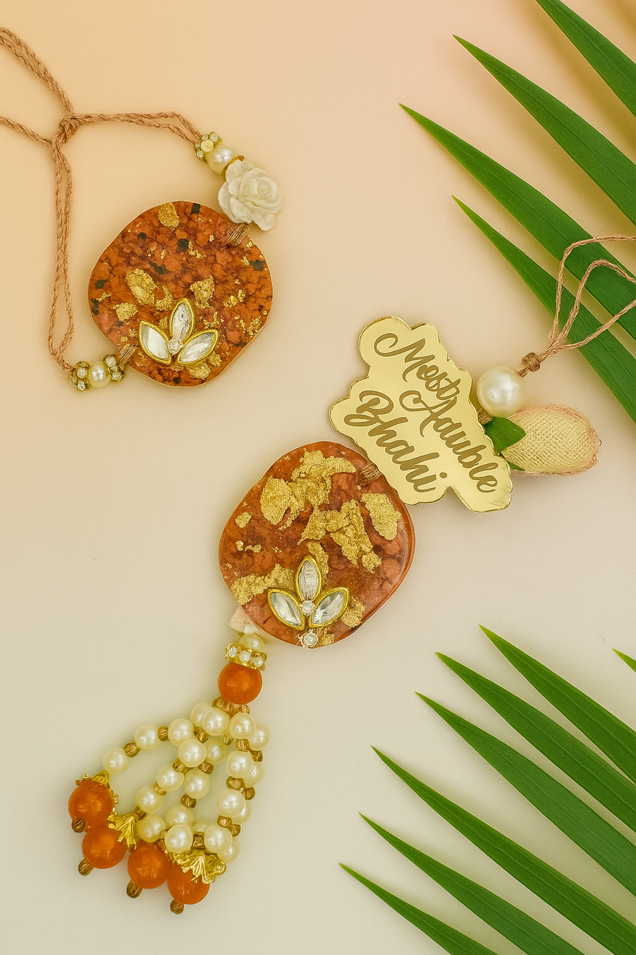 Most Adorable Bhabhi Lumba and Rakhi Set