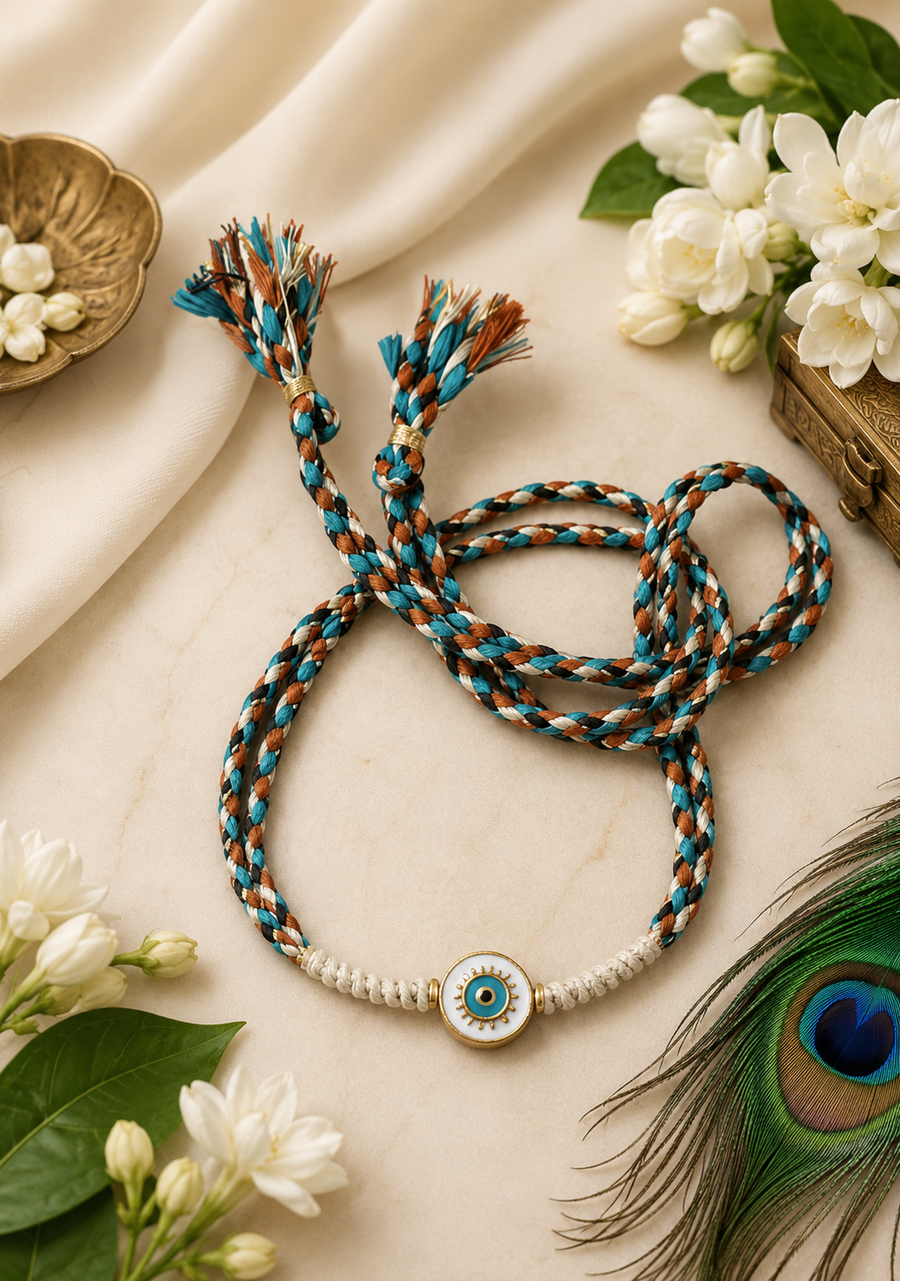 Designer Evil Eye Rakhi for Bhai