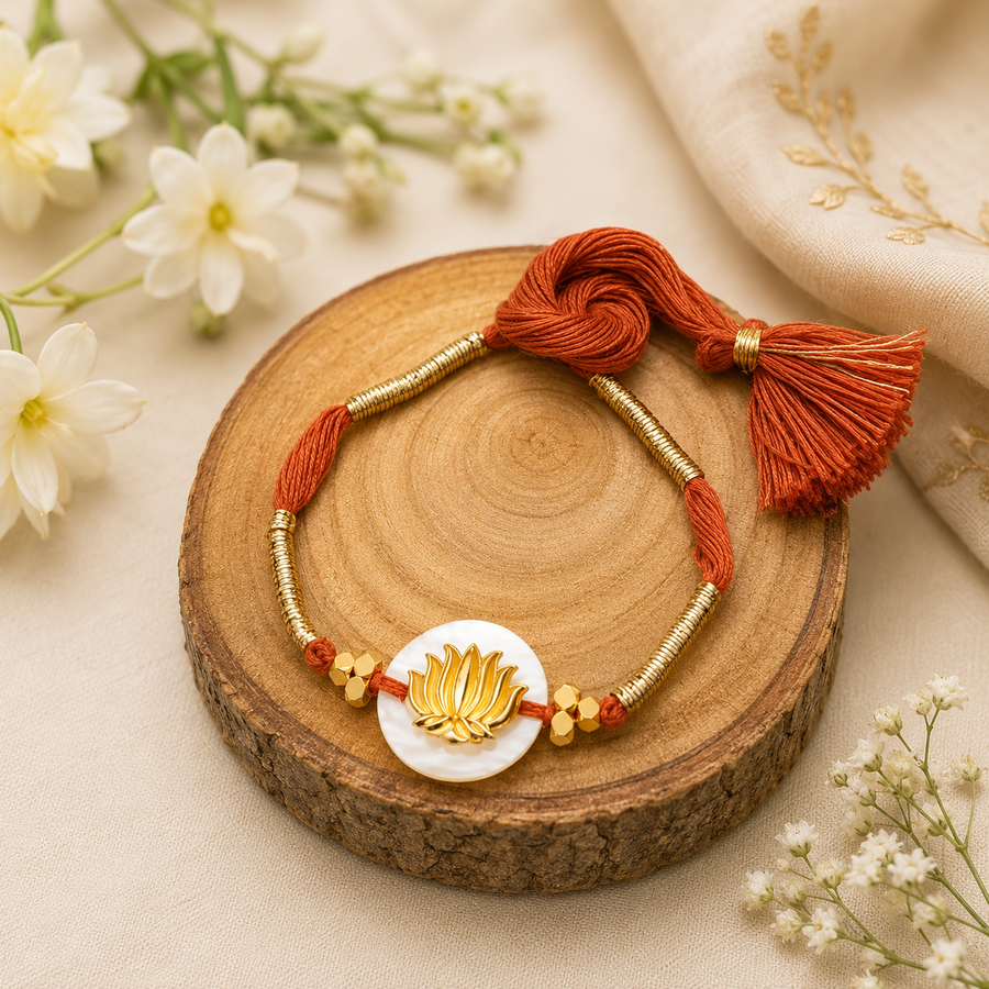 Divine Lotus Rakhi