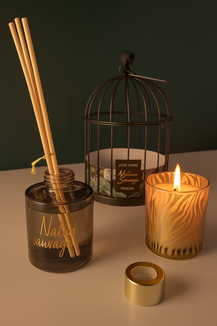 Coral Tree Premium Fragrance Gift Set – Nature Sauvage Freesia Edition "Black"