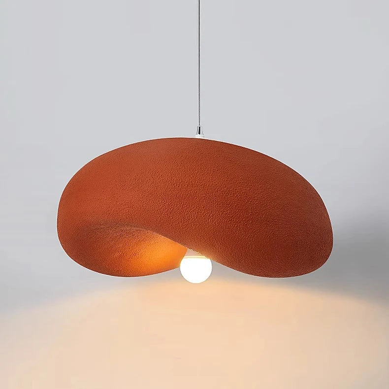 Coral Tree Modern Sculptural Curved Dome Pendant Light - Terracotta 400mm
