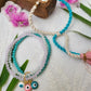 Evil eye bracelet(lumba) and rakhi set