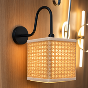 Coral Tree Modern Bamboo Wall Light | E27 Wall Lamp | Beige Metal Finish | Decorative Wall Sconce for Bedroom, Living Room & Hotel