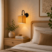 Coral Tree Modern Bamboo Wall Light | E27 Wall Lamp | Beige Metal Finish | Decorative Wall Sconce for Bedroom, Living Room & Hotel
