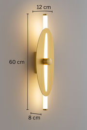 Modern Brass Wall Light for Bedroom & Living Room –