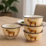Chetak Ethnic Serving Bowl (300 ML) - Set Of Four