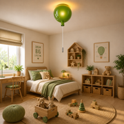 Coral Tree Balloon Ceiling Light with Pull Cord