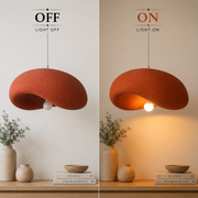 Coral Tree Modern Sculptural Curved Dome Pendant Light - Terracotta 400mm
