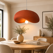 Coral Tree Modern Sculptural Curved Dome Pendant Light - Terracotta 400mm