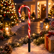LED Candy Cane Pathway Lights – Pack of 5
