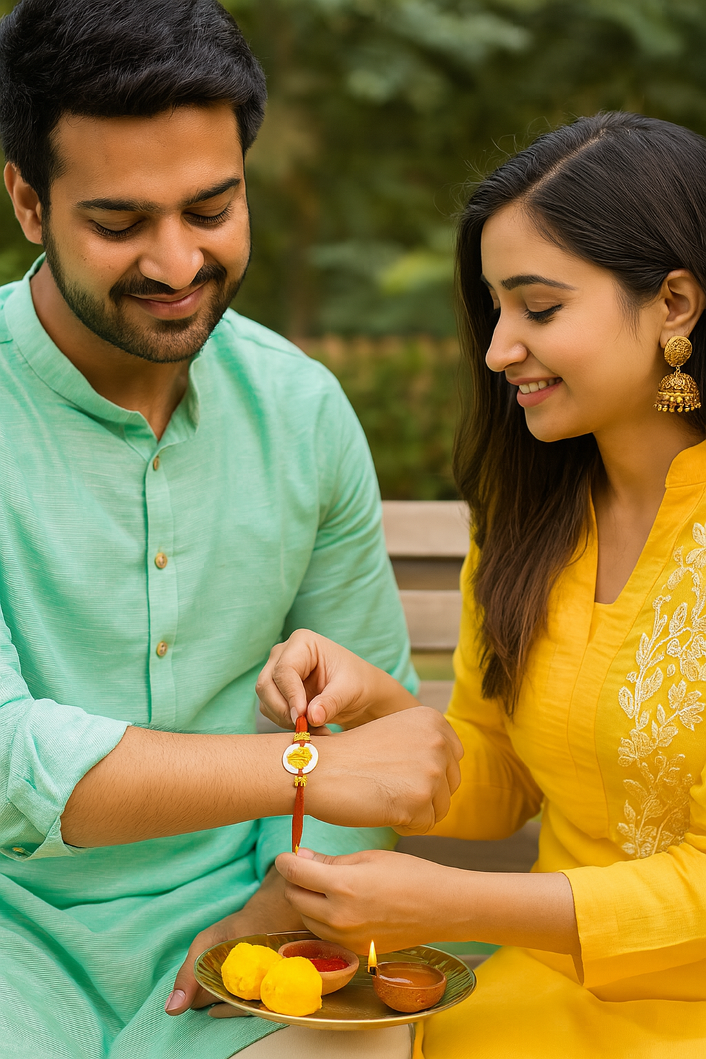 Divine Lotus Rakhi