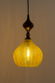 Simple Modern Wrought Iron Glass pendant light