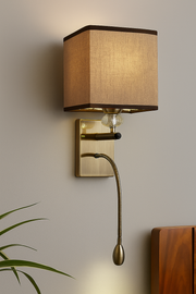 Modern Fabric dual led Wall Lights Cloth lamp