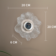 Crystal LED  Flower Glass Style Wall Light