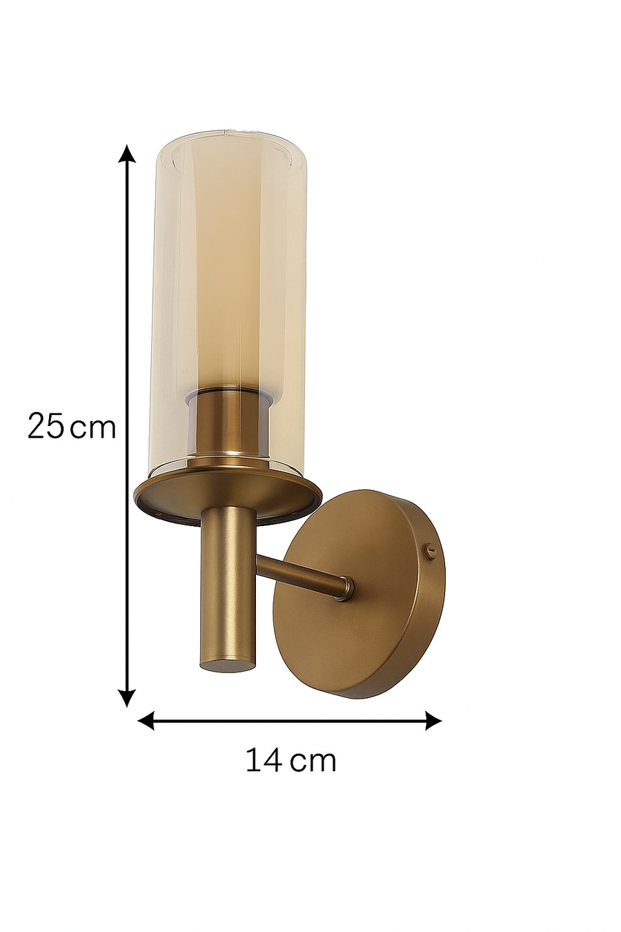 Designer Antique Brass Finish Wall Light