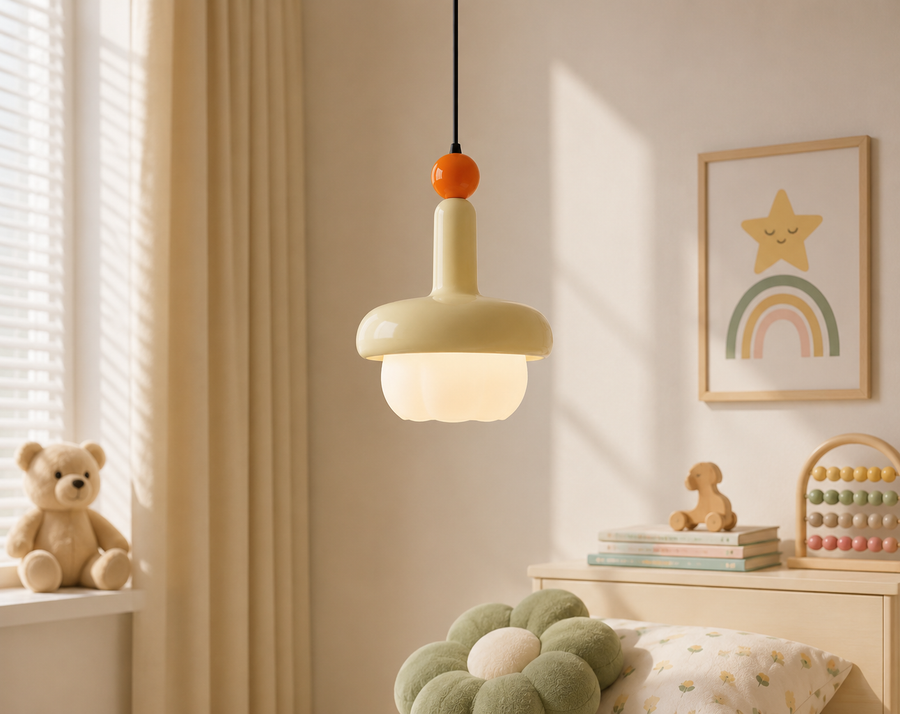 Modern Pastel Pendant Light | Designer Hanging Lamp | Adjustable Ceiling Light