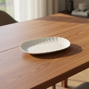 Coral Tree Ceramic Oval Serving Platter Tray – Textured Gloss Finish
