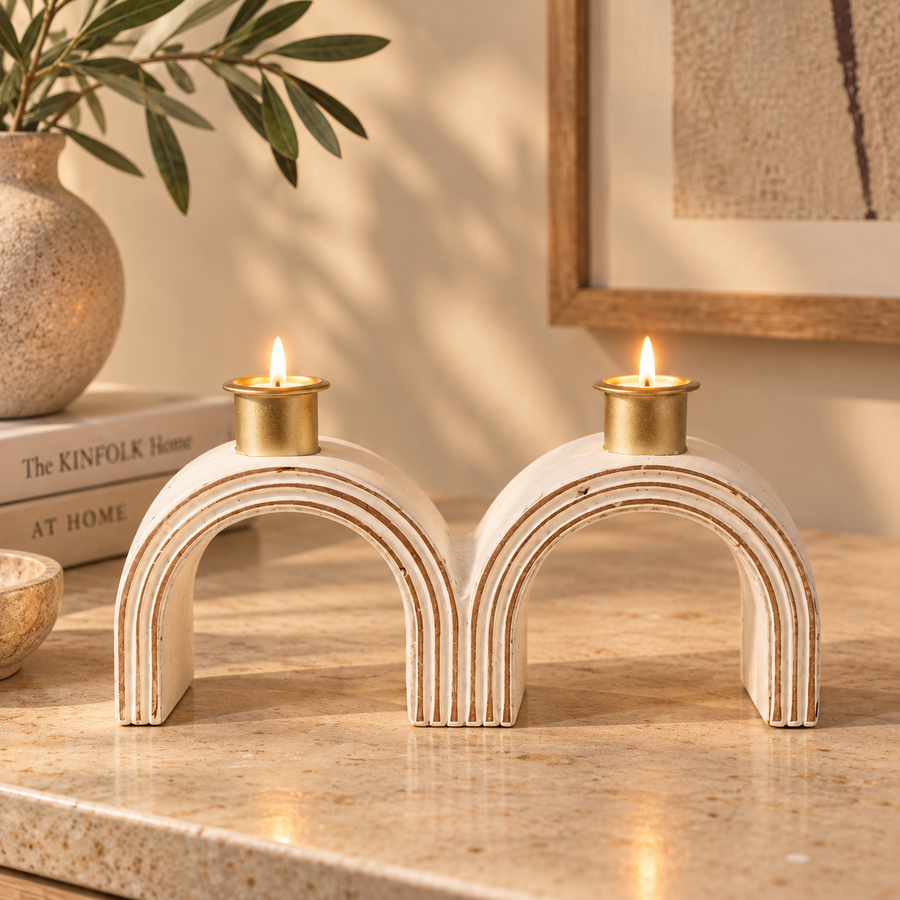 Nordic Pillar C type candle holder