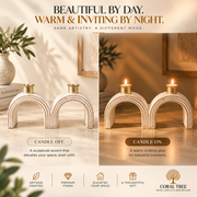 Nordic Pillar C type candle holder