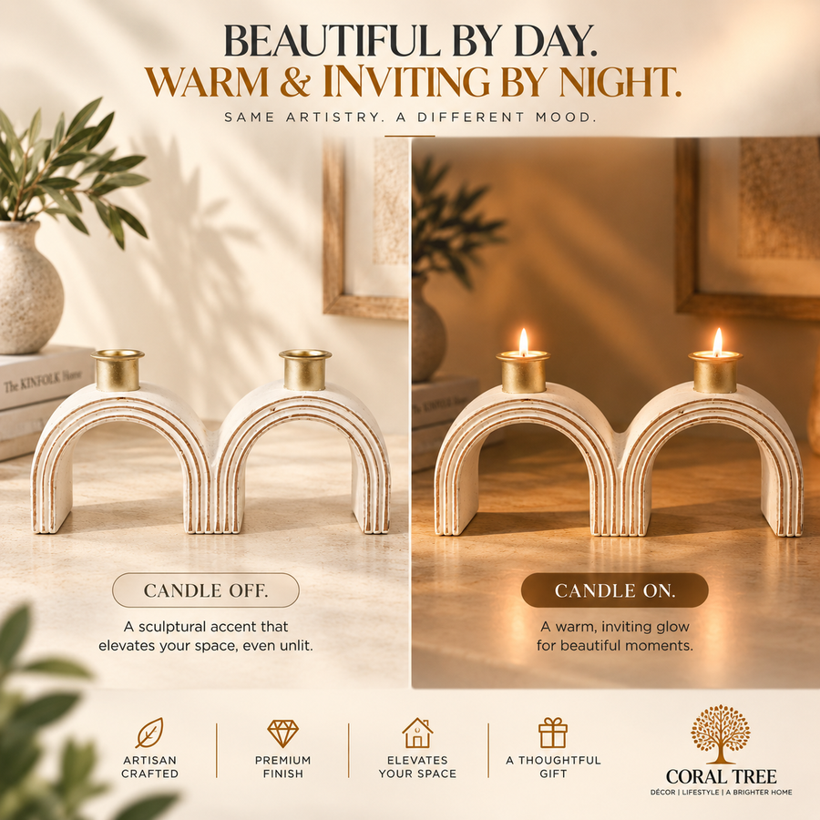 Nordic Pillar C type candle holder
