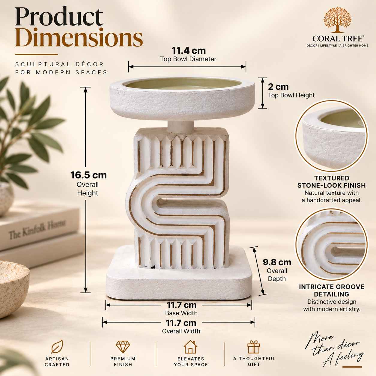 Pillar candle satand for Home and office decoration