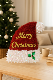 Merry Christmas Santa Hat Wall Décor